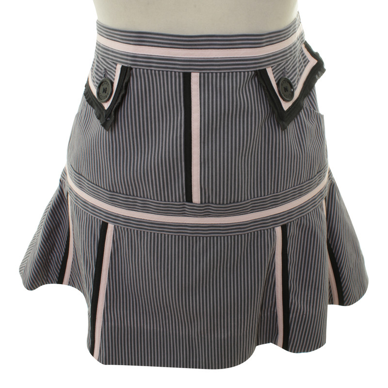 Marc Jacobs Gestreept mini rok