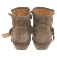 Fiorentini & Baker Stiefeletten aus Leder in Taupe