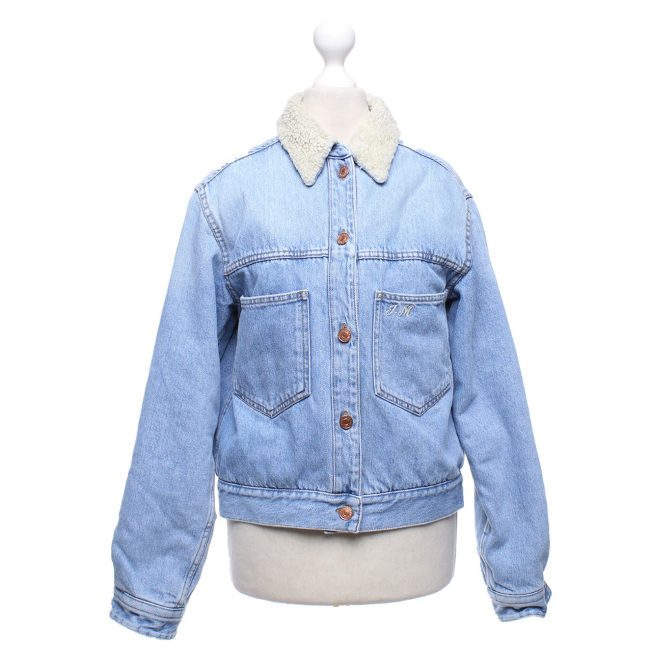 Isabel Marant Etoile Jacke/Mantel aus Baumwolle in Blau