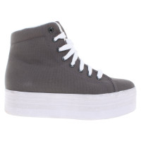 Jeffrey Campbell Plateau-Sneakers in Taupe
