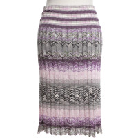 Missoni skirt in purple / grey / pink