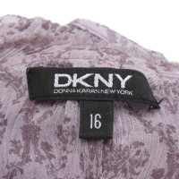 Dkny Silk blouse in purple