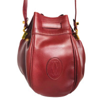 Cartier Shoulder bag Leather in Bordeaux