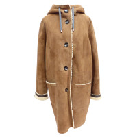 Bogner cappotto pelle di agnello con cappuccio