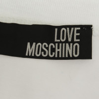 Moschino Love top in white
