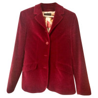 Dolce & Gabbana Fluwelen blazer in rood