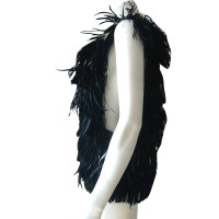 Isabel Marant Vest gemaakt van struisvogelveren