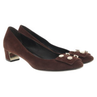 Gucci pumps en daim