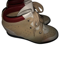 Isabel Marant Sneakers aus Leder in Creme