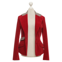 Ferre Velvet blazer in het rood