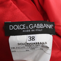 Dolce & Gabbana Dress Silk in Red