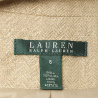 Ralph Lauren giacca di lino beige