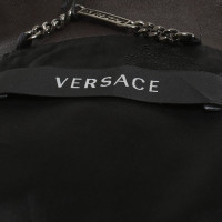 Versace Lederjacke mit Einsätzen