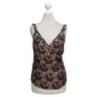 Isabel Marant Silk top with floral pattern