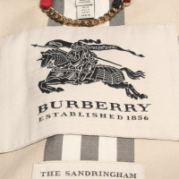 Burberry Giacca/Cappotto in Cotone in Rosso