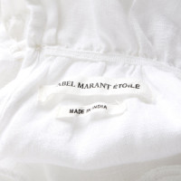 Isabel Marant Etoile Oberteil aus Leinen in Weiß