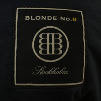 Blonde No8 Parka de garniture de fourrure véritable