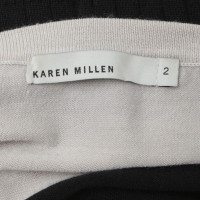 Karen Millen Knitted top in bicolour