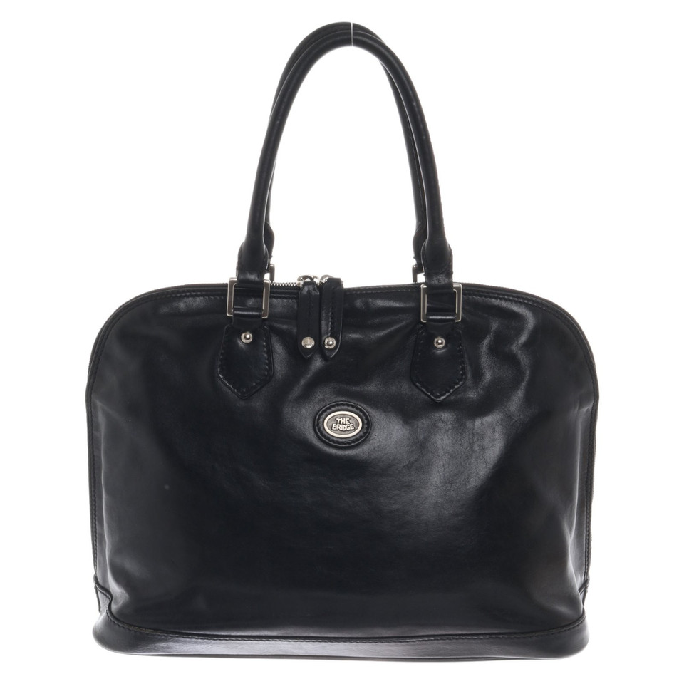 The Bridge Handbag Leather in Black