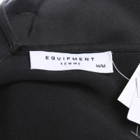 Equipment Kleid aus Seide in Schwarz