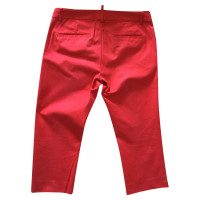 Dsquared2 Hose aus Baumwolle in Rot
