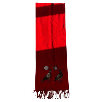 Acne Scarf/Shawl Wool in Red