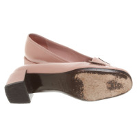 Fratelli Rossetti Pumps/Peeptoes en Cuir en Nude