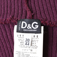 D&G Robe faite de mélange de matériaux