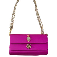 Dolce & Gabbana Crystal Studs Bag in Viscosa in Rosa
