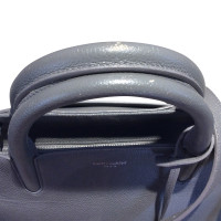 Saint Laurent Monogram Cabas Leather in Grey