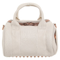 Alexander Wang Handtasche aus Leder in Creme