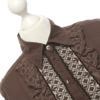 Sport Max Top Cotton in Brown