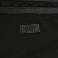 Hugo Boss Lederen handtas in zwart