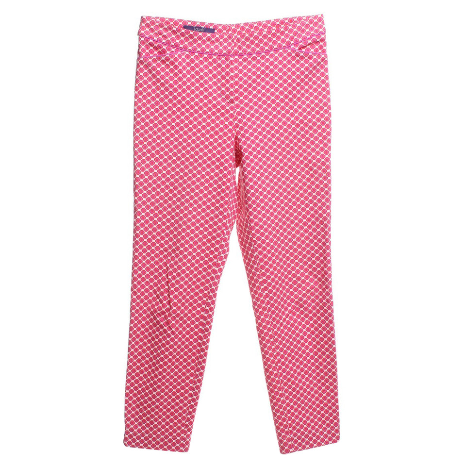 Laurèl trousers with graphical pattern
