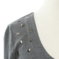 Armani Jeans Kleid aus Baumwolle in Grau
