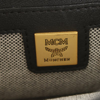 Mcm Umhängetasche aus Leder in Schwarz