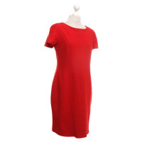 Piu & Piu Wollen jurk in rood