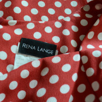 Rena Lange Rotes Kleid mit Punkten