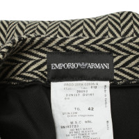 Armani skirt herringbone pattern