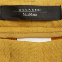 Max Mara Pantaloni in giallo senape