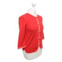 Shanghai Tang  Top en Coton en Rouge