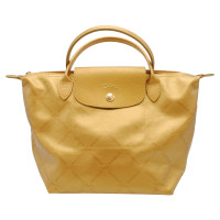 Longchamp Tote bag Canvas in Gold