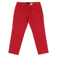 Moschino Love Trousers Cotton in Red
