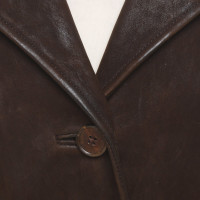 Ralph Lauren Jacke/Mantel aus Leder in Braun