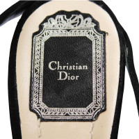 Christian Dior Peeptoes in zwart / wit