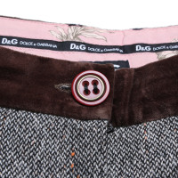 D&G Pantaloni di tweed