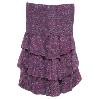 Isabel Marant Skirt Silk in Fuchsia
