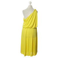 Lanvin One-shoulder jurk geel