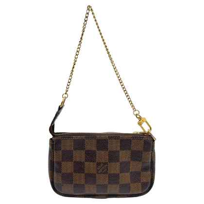Louis Vuitton Mini Pochette Accessoires Leather in Brown