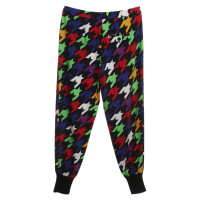 Moschino trousers with houndstooth pattern